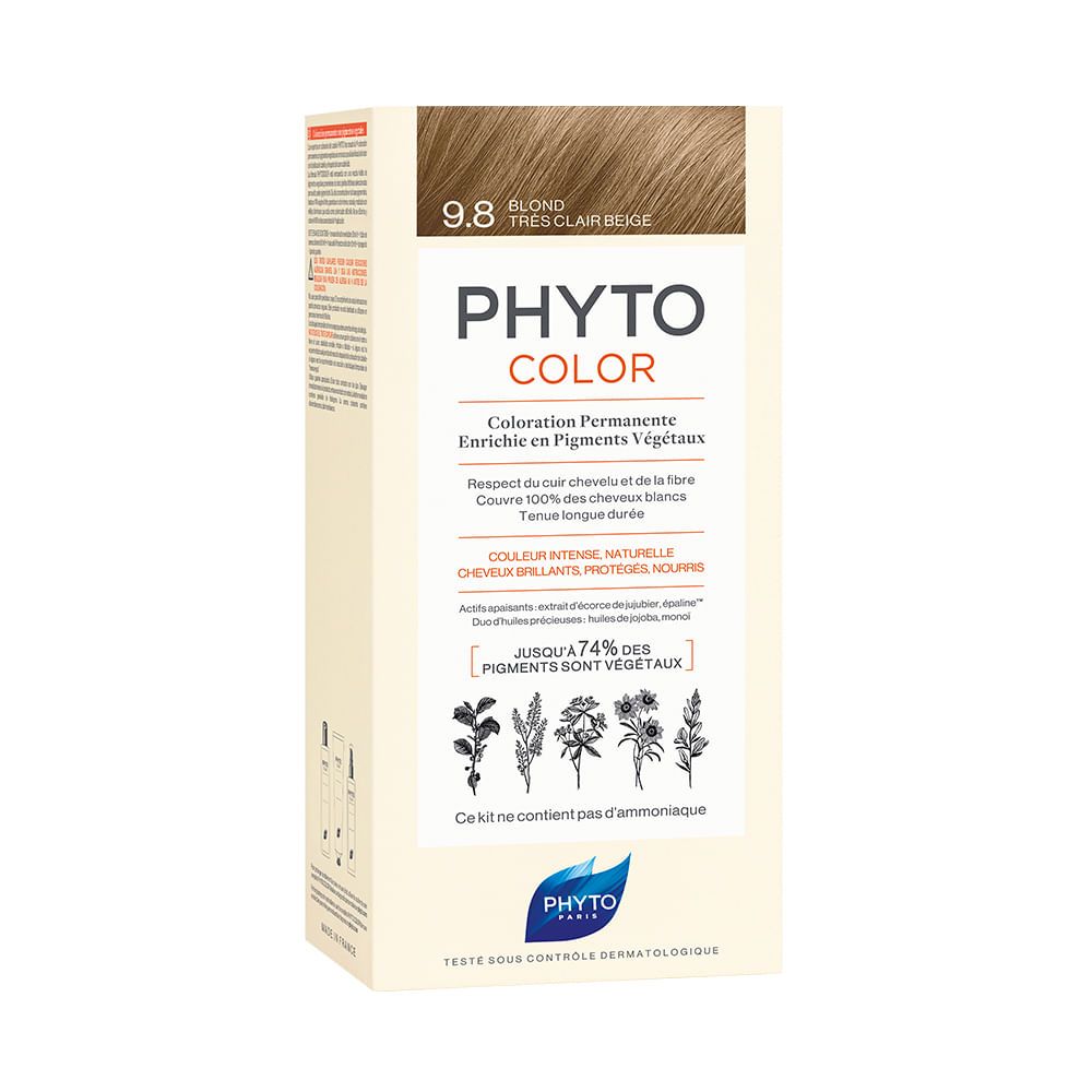 Phytocolor 9.8 very light beige blonde - phyto